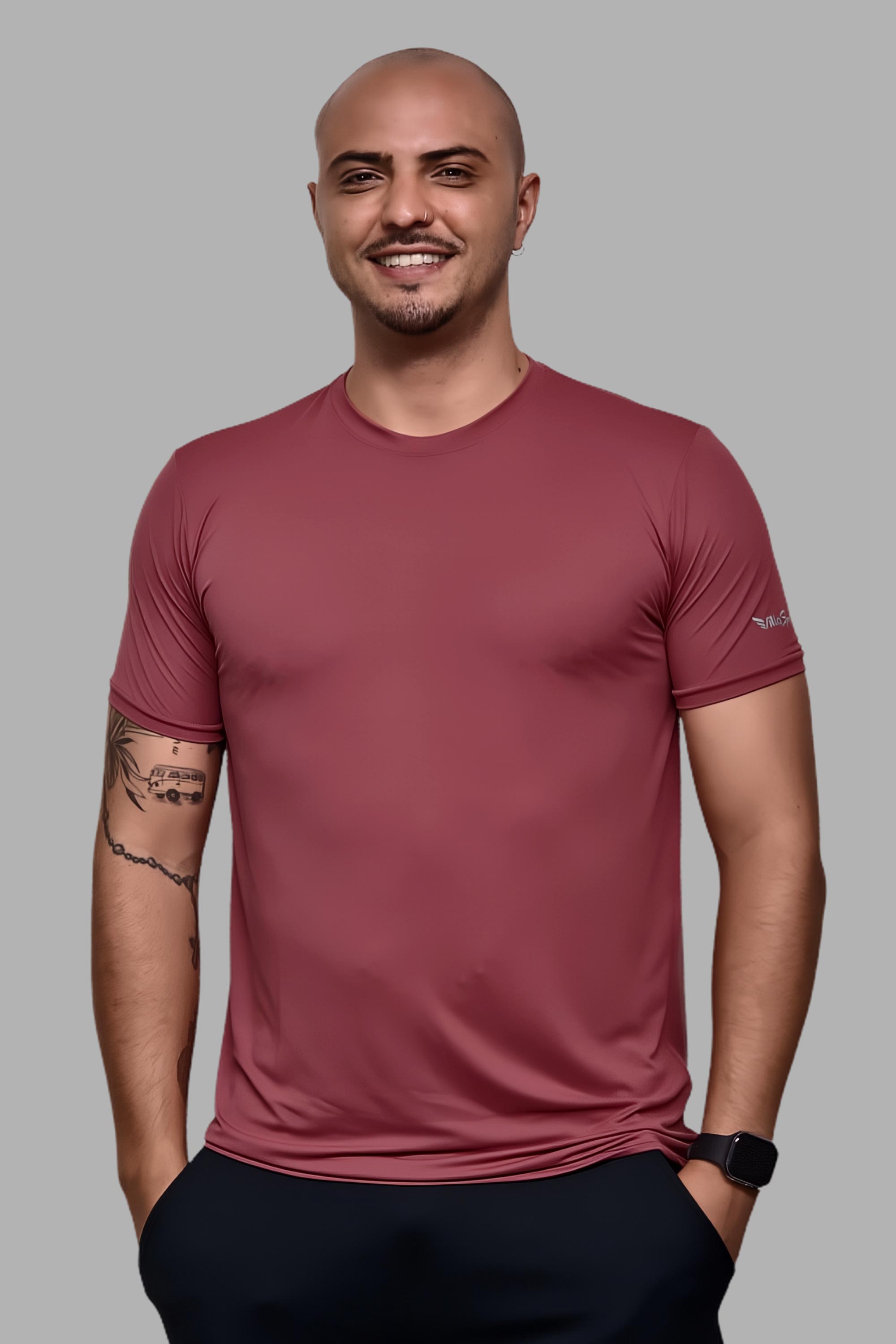 トップス souta Camiseta Dry Poliamida Microfuros Vermelha | Villa Sports